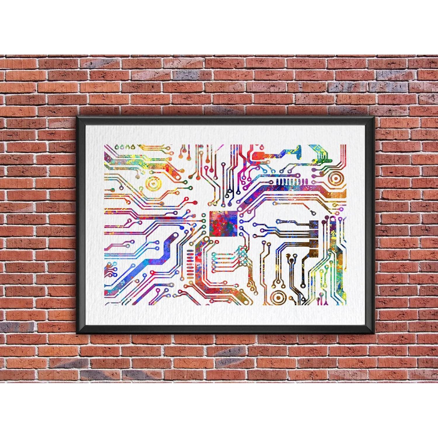 Póster Acuarela Dignovel Studios 28x36 cm Arte Original