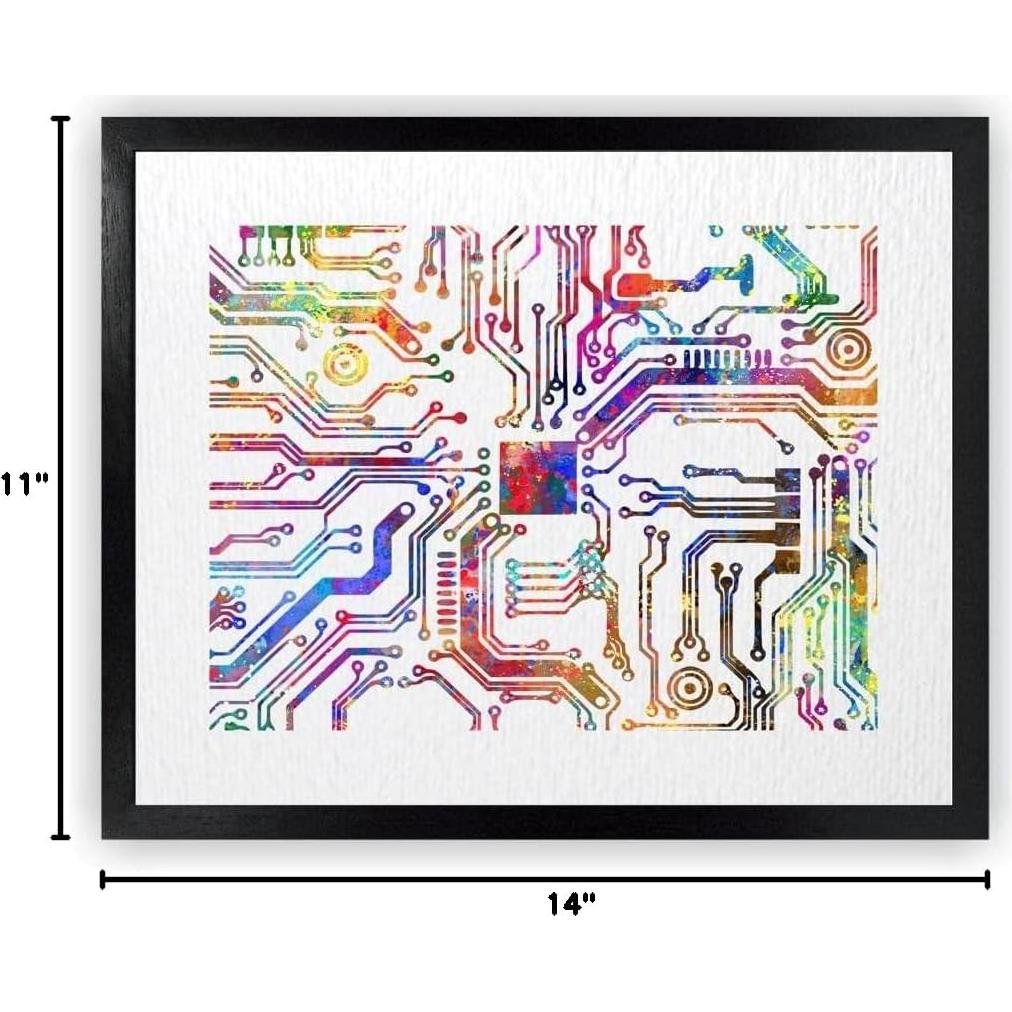 Póster Acuarela Dignovel Studios 28x36 cm Arte Original