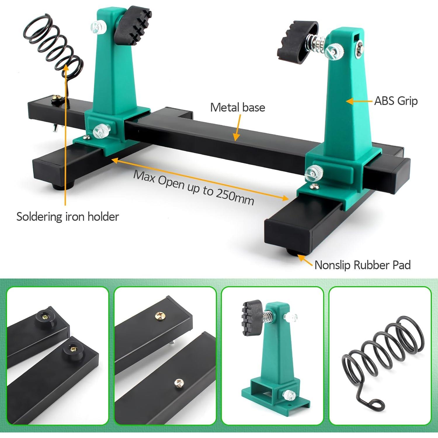Soporte de PCB Ajustable Shen Zhen 0.64 kg 200mm Verde