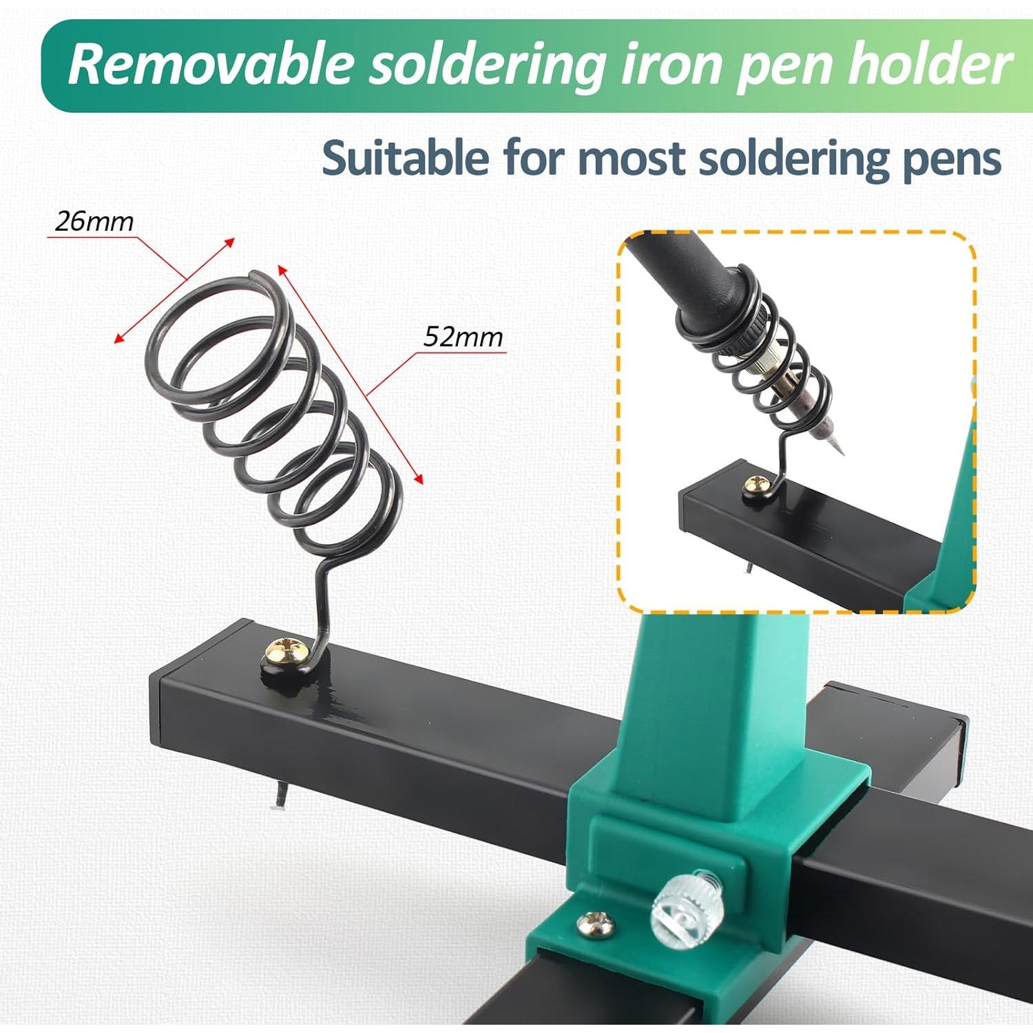 Soporte de PCB Ajustable Shen Zhen 0.64 kg 200mm Verde