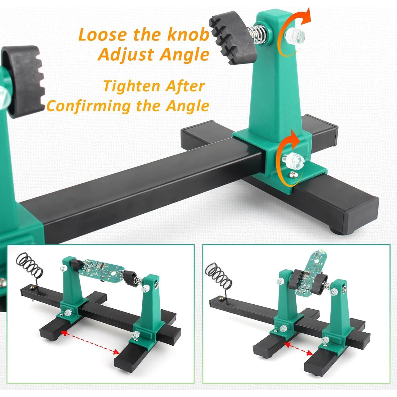Soporte de PCB Ajustable Shen Zhen 0.64 kg 200mm Verde