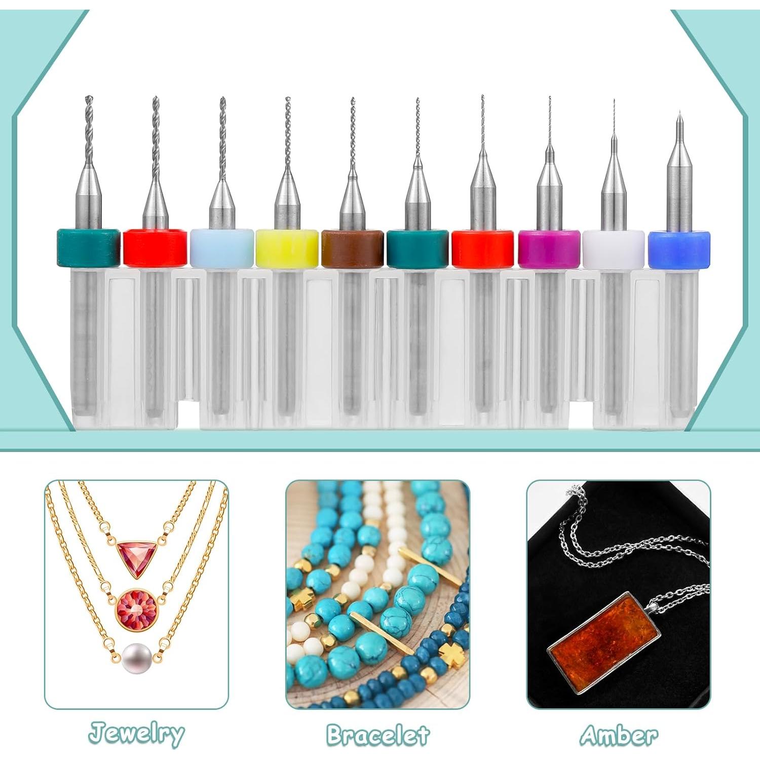 Juego de Brocas Micro Lothee 60 Pcs 0.1-3.0 mm Acero Tungsteno