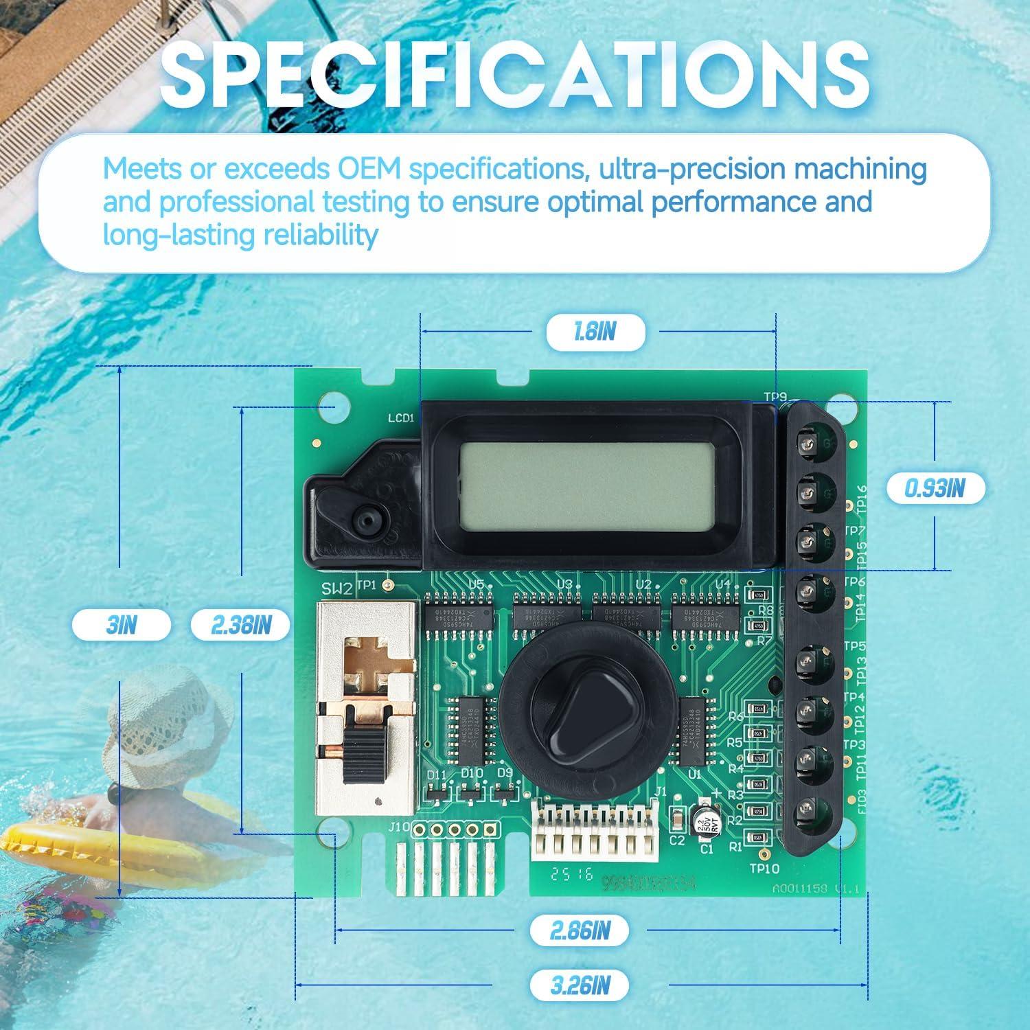 Placa de Circuito GLX-PCB-DSP para Generadores de Cloro Hayward