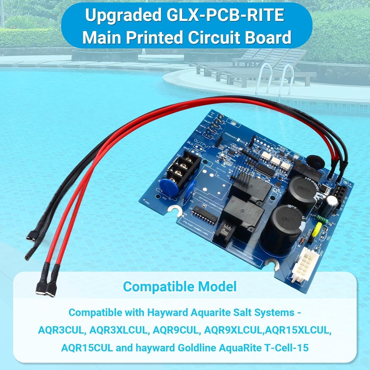 Placa de Circuito GLX-PCB-RITE para Cloradores Hayward AquaRite