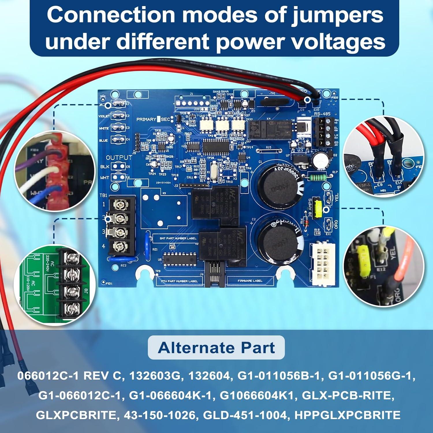 Placa de Circuito GLX-PCB-RITE para Cloradores Hayward AquaRite