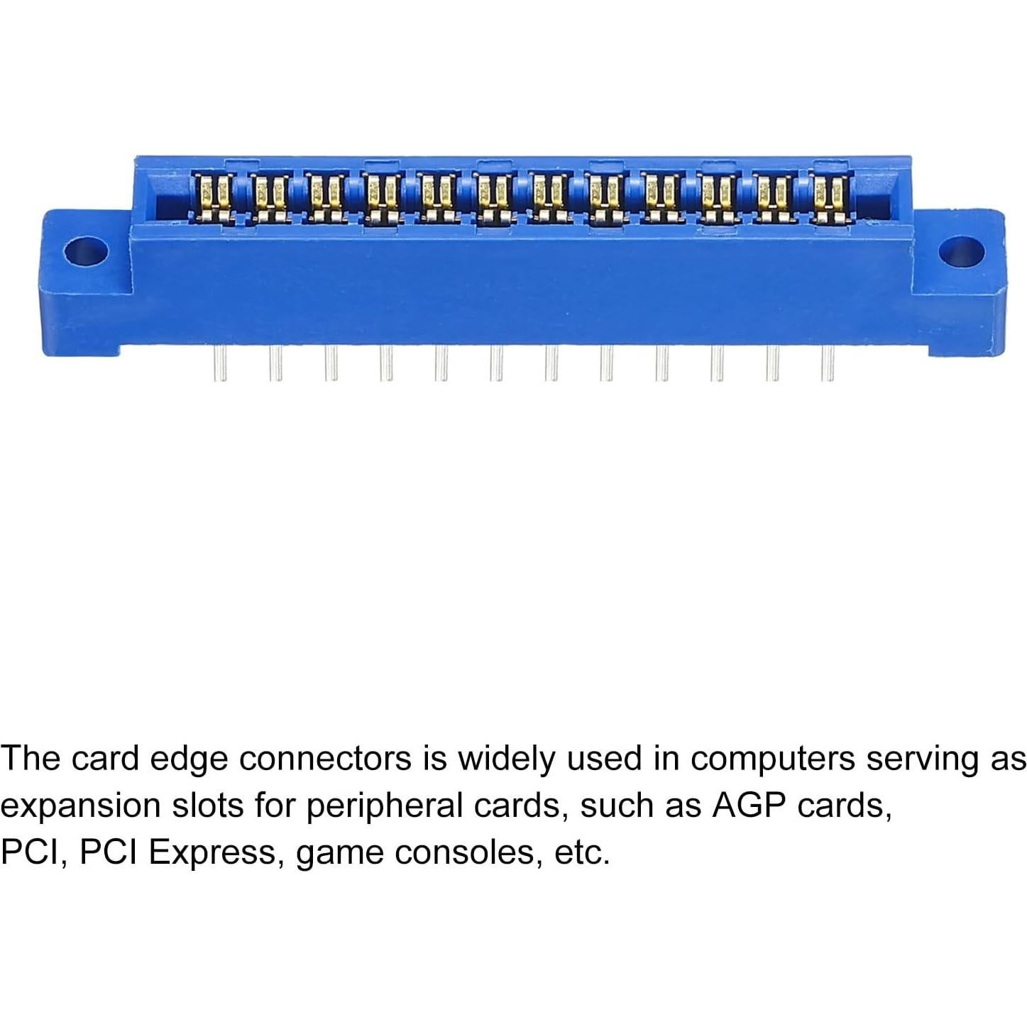 Conector de borde de tarjeta MECCANIXITY 24 Pines 3.96mm