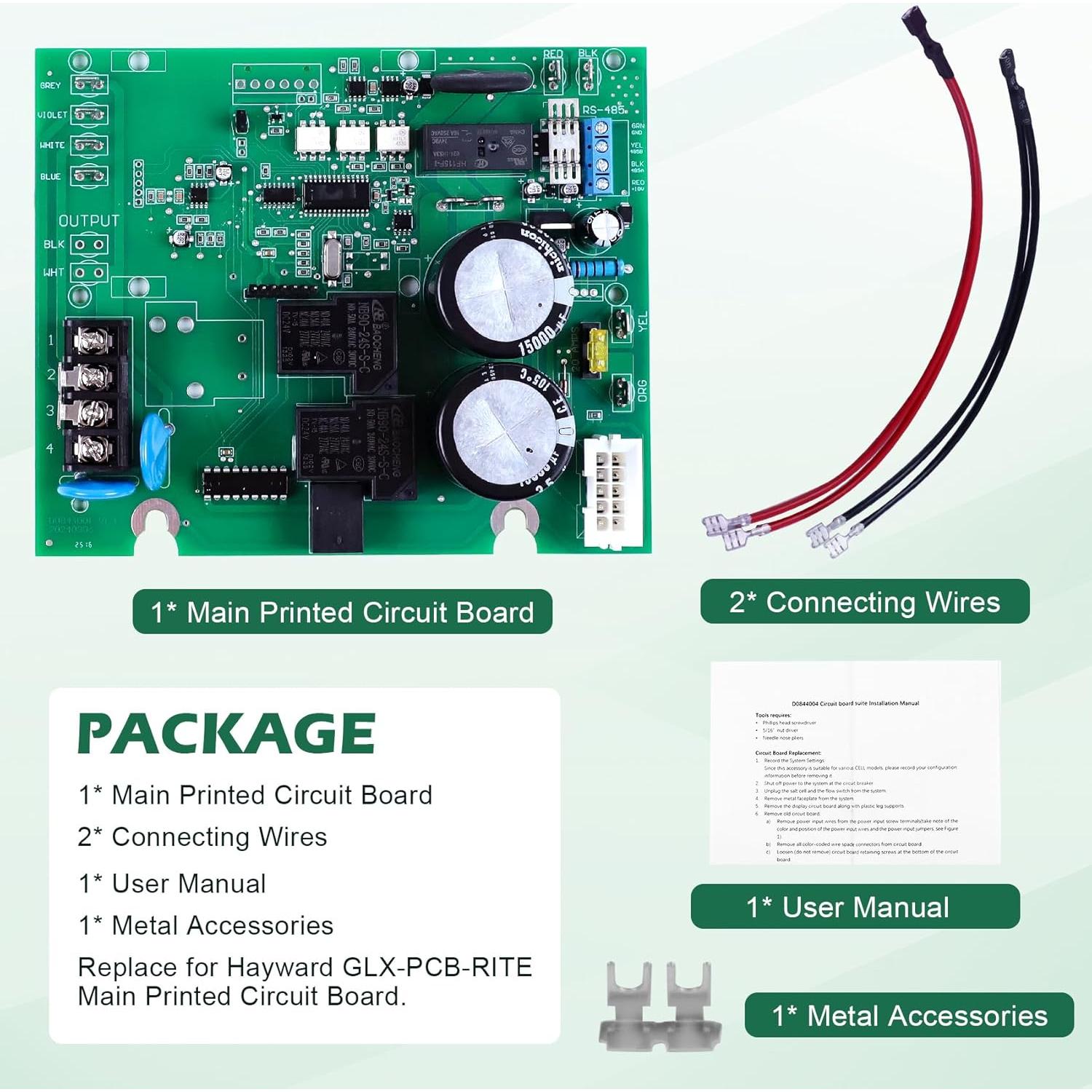 Placa de Circuito Impreso GLX-PCB-RITE para Generadores Hayward