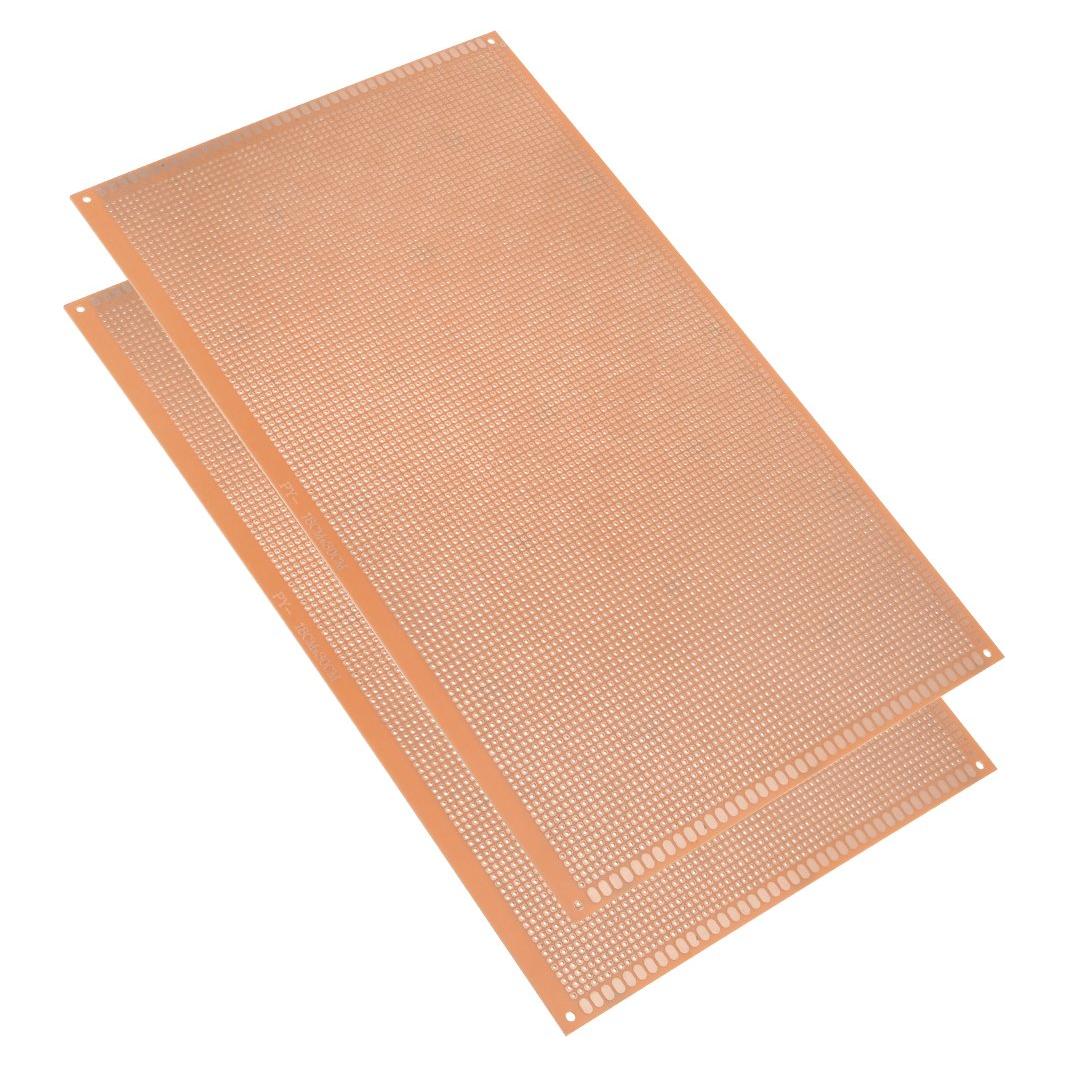 Placa de Circuito Impresa Universal uxcell 18x30cm 2pcs
