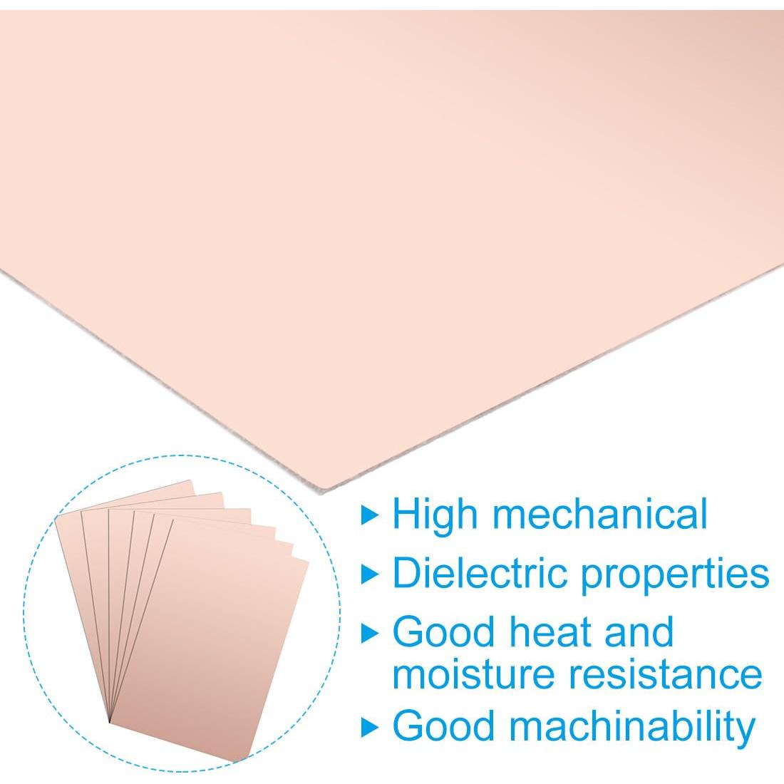 PCB Doble Cara Laminado de Cobre PATIKIL 50x70mm 12 Pcs