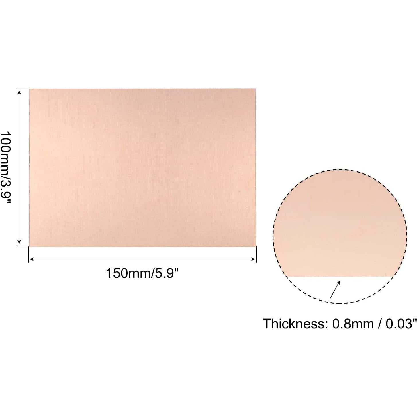 Placa de Circuito PCB Doble Cara PATIKIL 150x100mm 2 Piezas