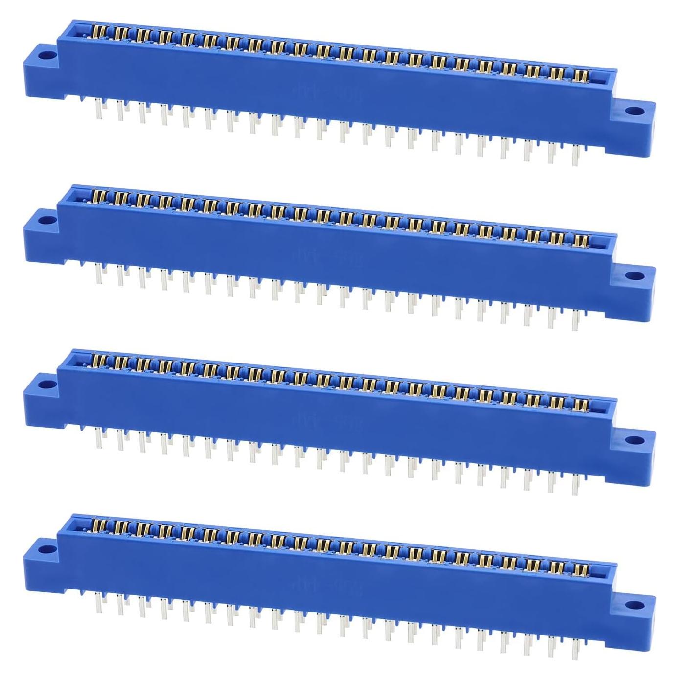 Conector de Bisel de Tarjeta SING F LTD 44 Pin 3.96mm Azul - 4 Piezas