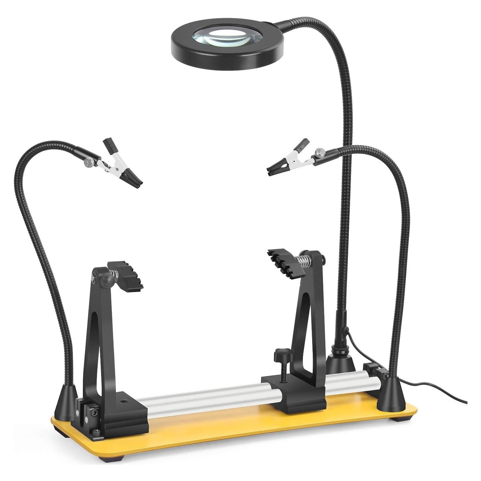 Estación de Soldadura EOOKU AB-22 con Lente de Aumento 3x