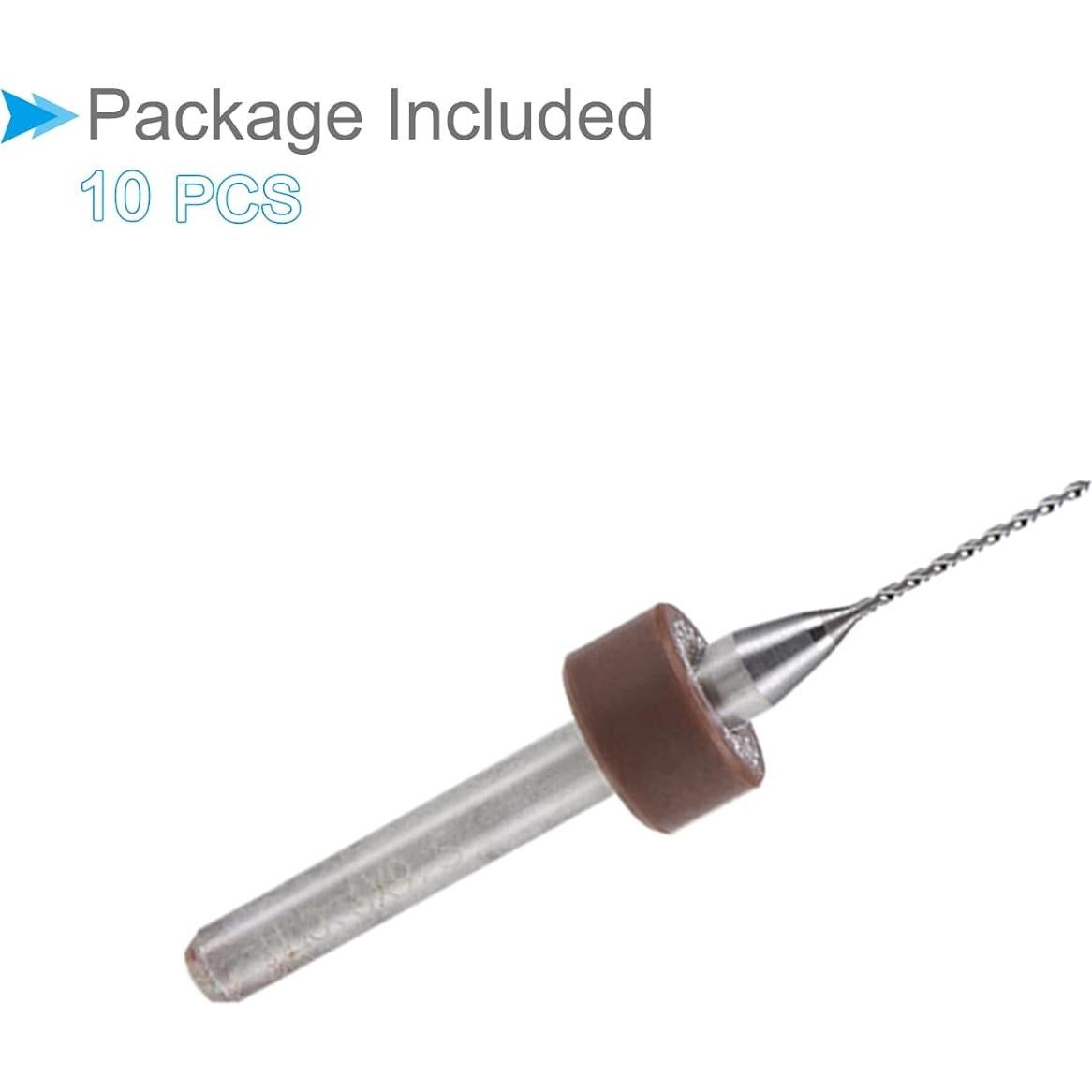 Micro Brocas PCB CoCud 0.6mm Carburo Tungsteno 10 Piezas