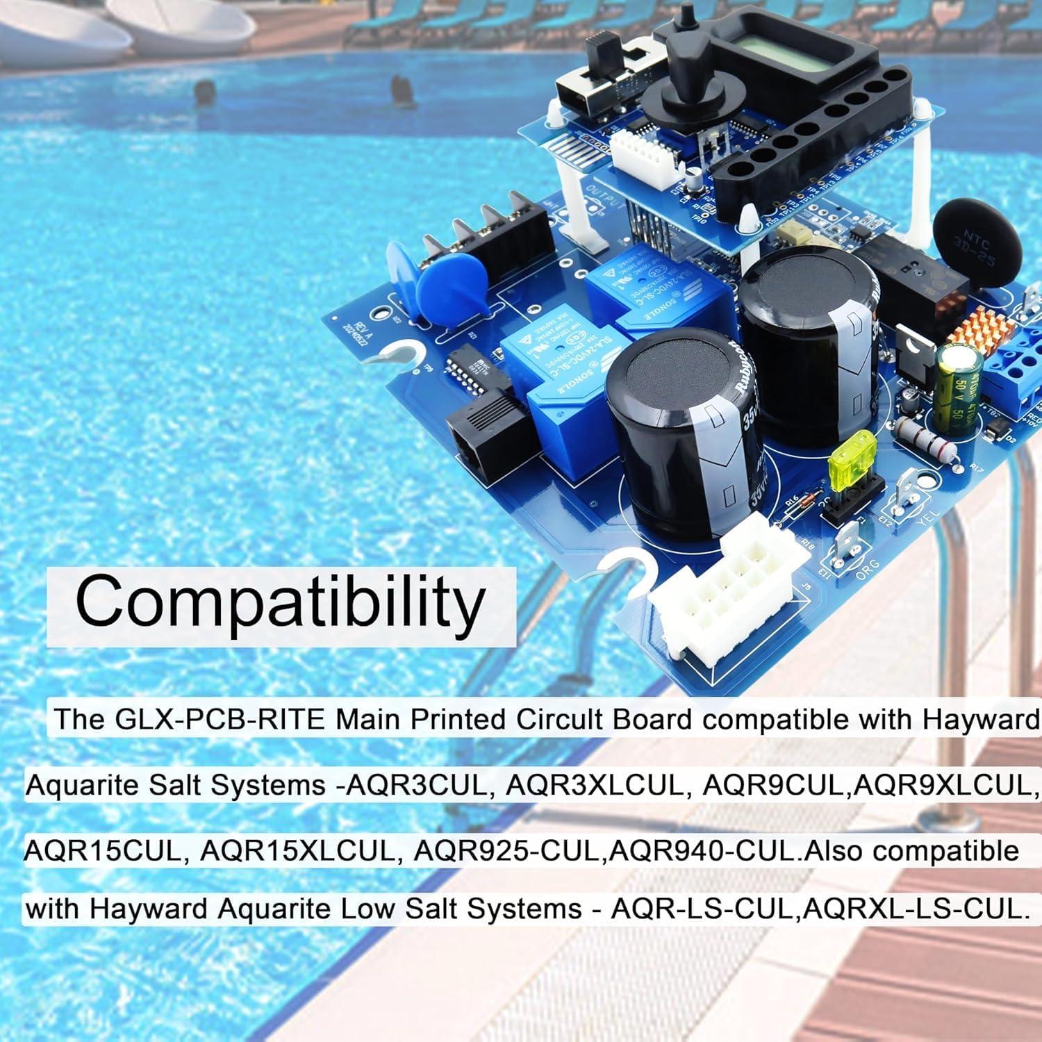 Placa de Circuito Principal GLX-PCB-RITE para Clorador Hayward