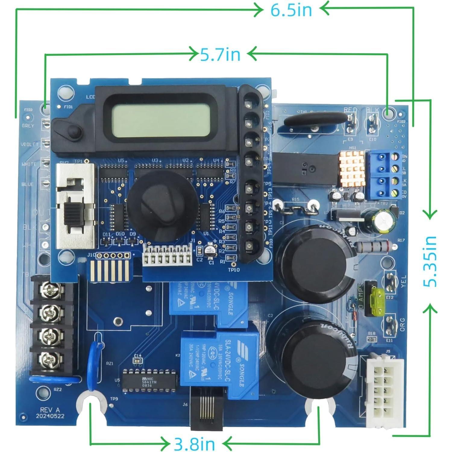 Placa de Circuito Principal GLX-PCB-RITE para Clorador Hayward