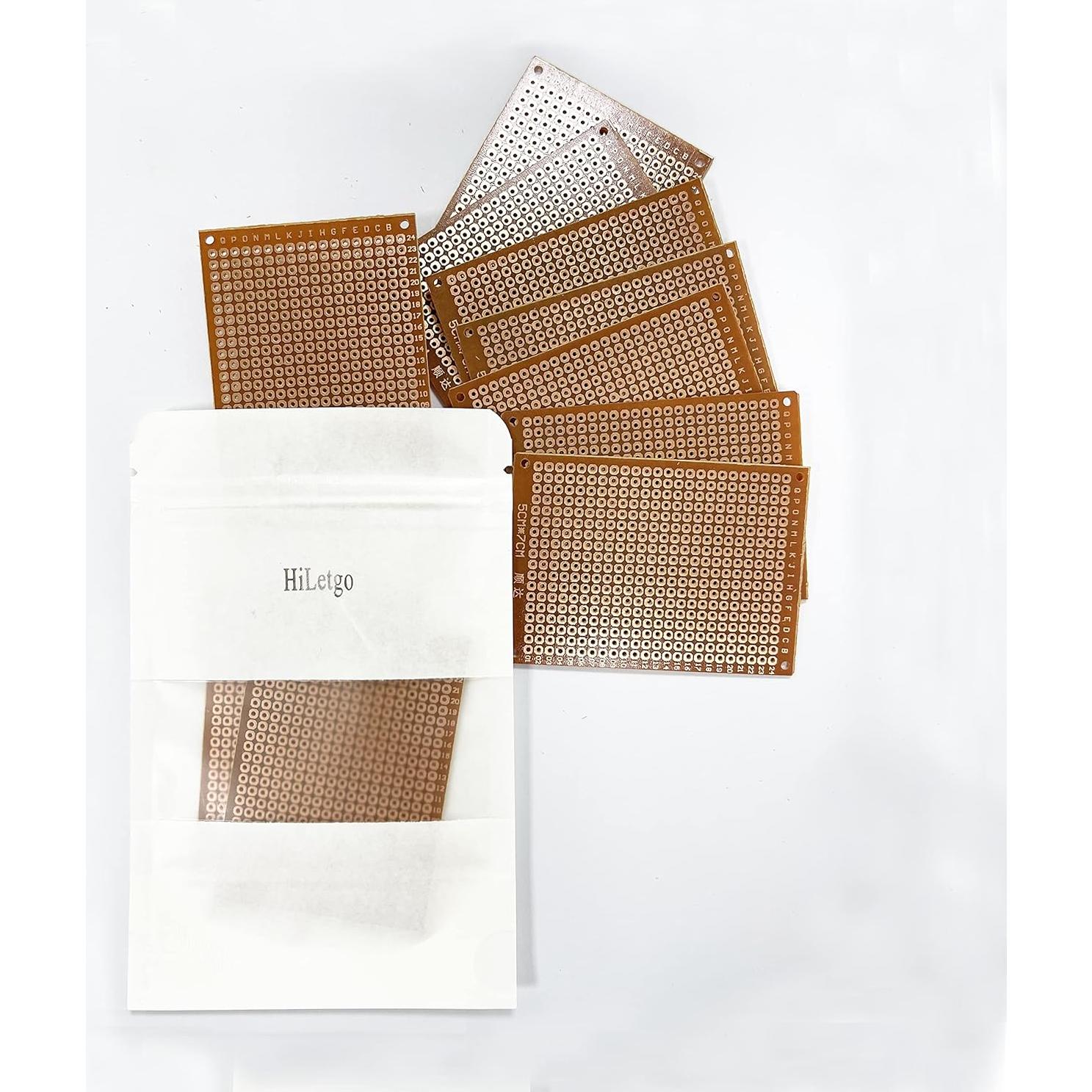 Placa de Circuito PCB Soldada HiLetgo 5x7cm 20pcs