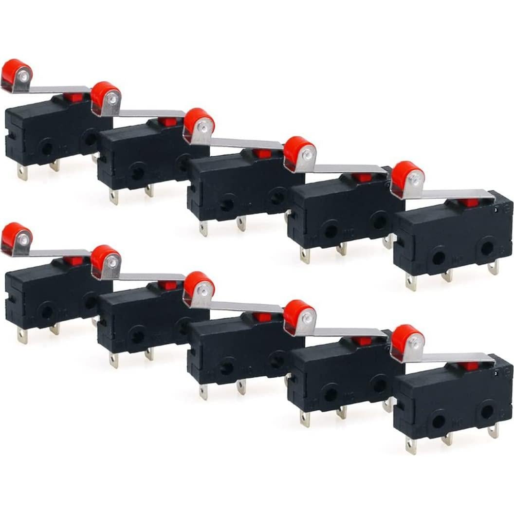 Interruptores de Límite Micro HiLetgo KW12-3 10 Pcs 250V 5A