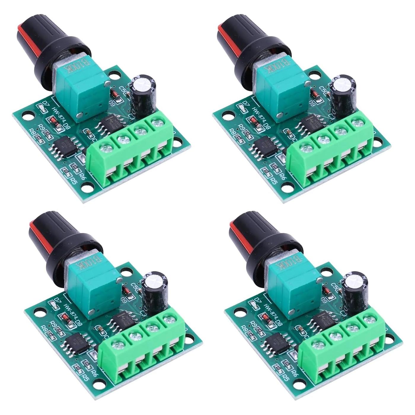 Controlador de Velocidad Motor CC PWM RLECS 1803BK 4 Pcs