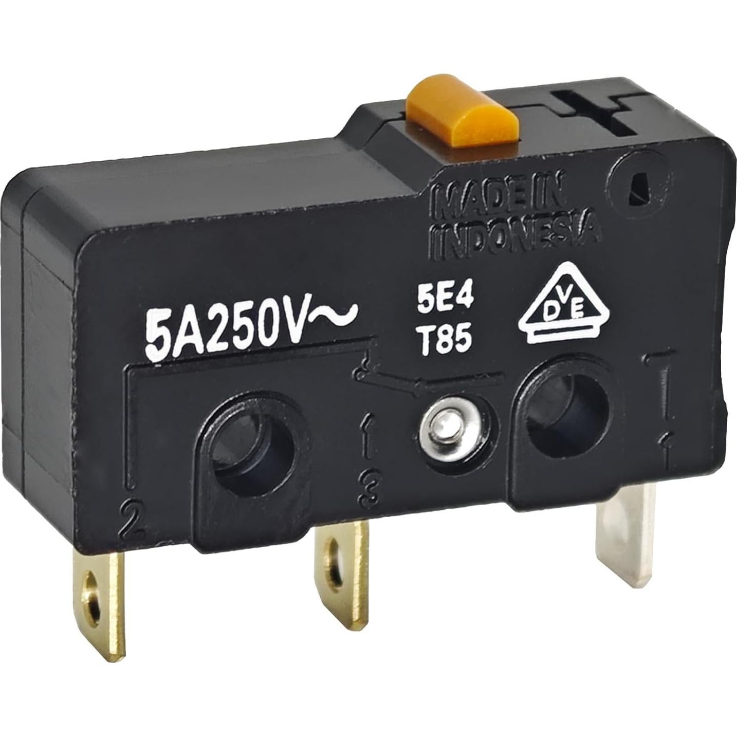 Micro Interruptor SS-5 Formiden - Paquete de 6, SPDT 5A 125VAC