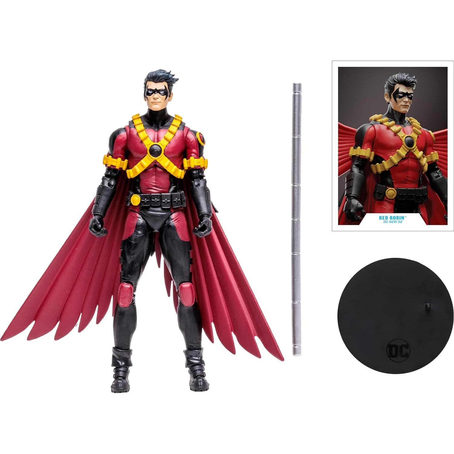 Figura de Acción McFarlane Toys Robin Rojo 18 cm con Accesorios
