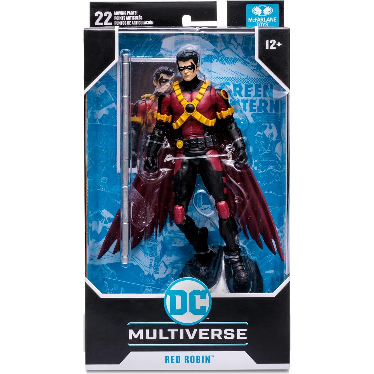 Figura de Acción McFarlane Toys Robin Rojo 18 cm con Accesorios