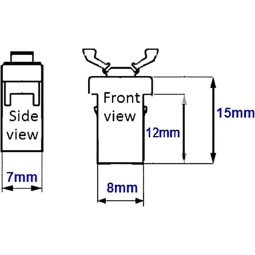 Soporte de Gafas de Sol KRUPOVIUS para Coche - Negro