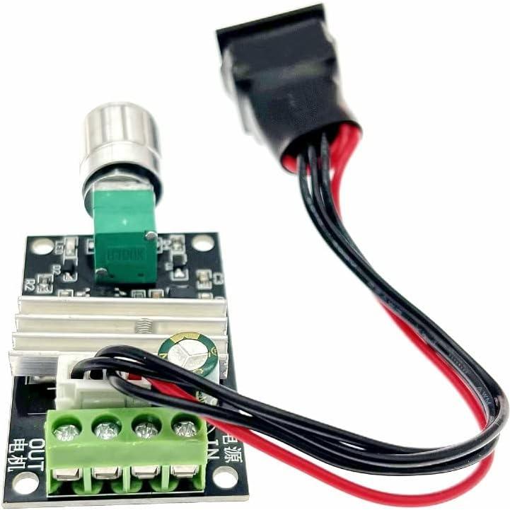 Controlador de Velocidad Motor DC PWM JZK 3A 6-28V Reversible