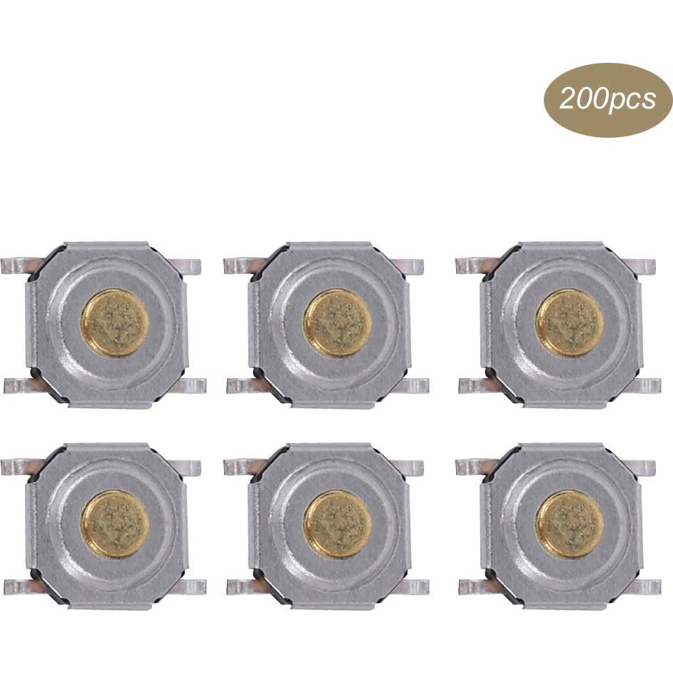 Interruptores de Botón Táctil ViaGasaFamido 200 Pcs 4x4x1.5mm
