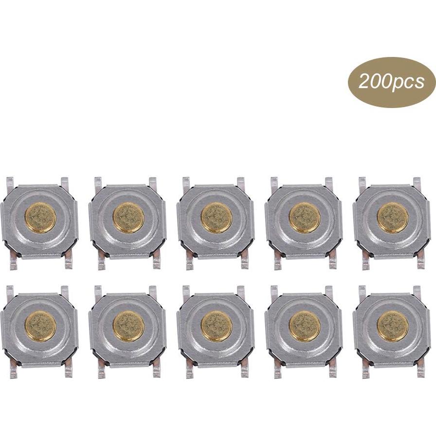 Interruptores de Botón Táctil ViaGasaFamido 200 Pcs 4x4x1.5mm