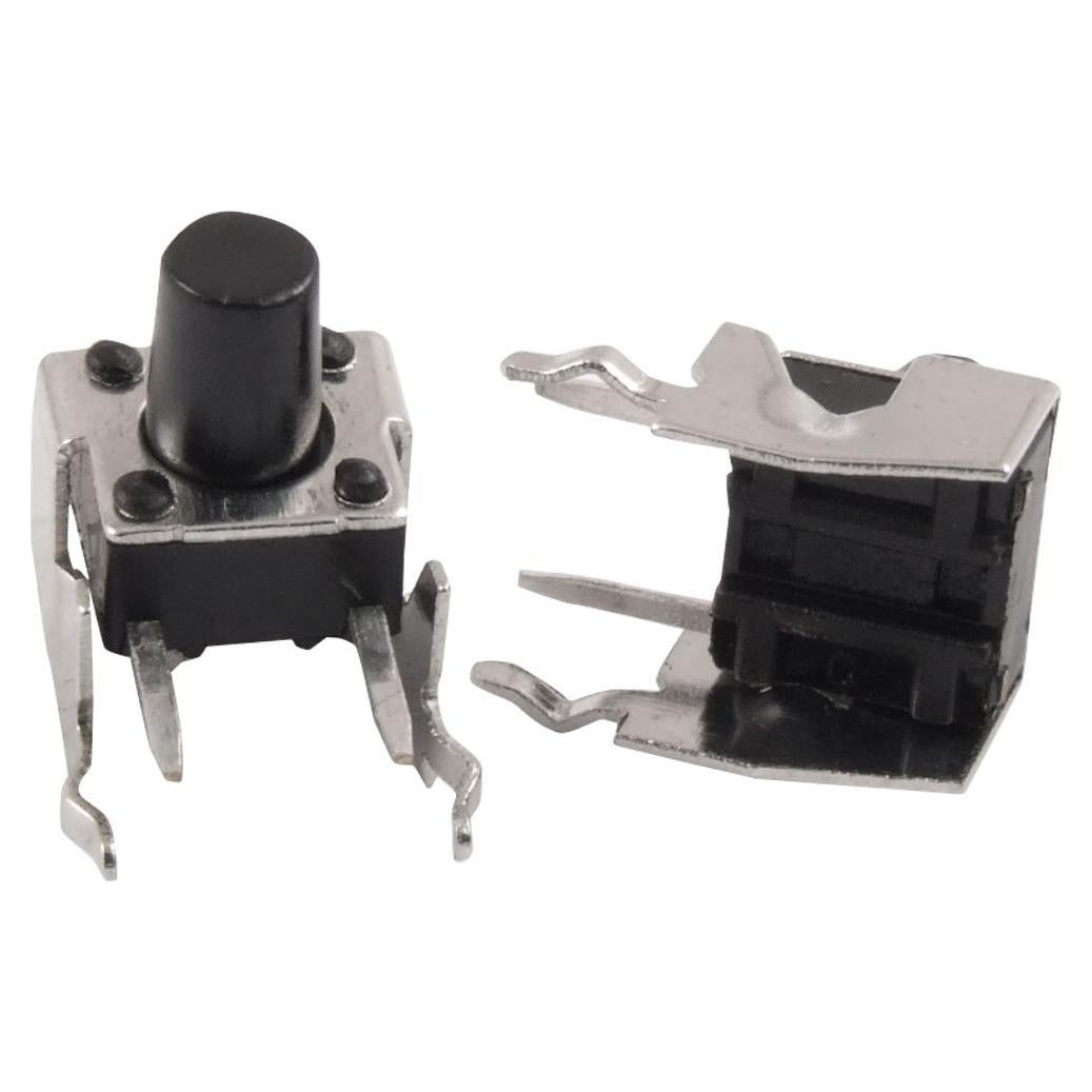 Interruptor Táctil Momentáneo uxcell 20 Pcs 6x6x8mm Negro