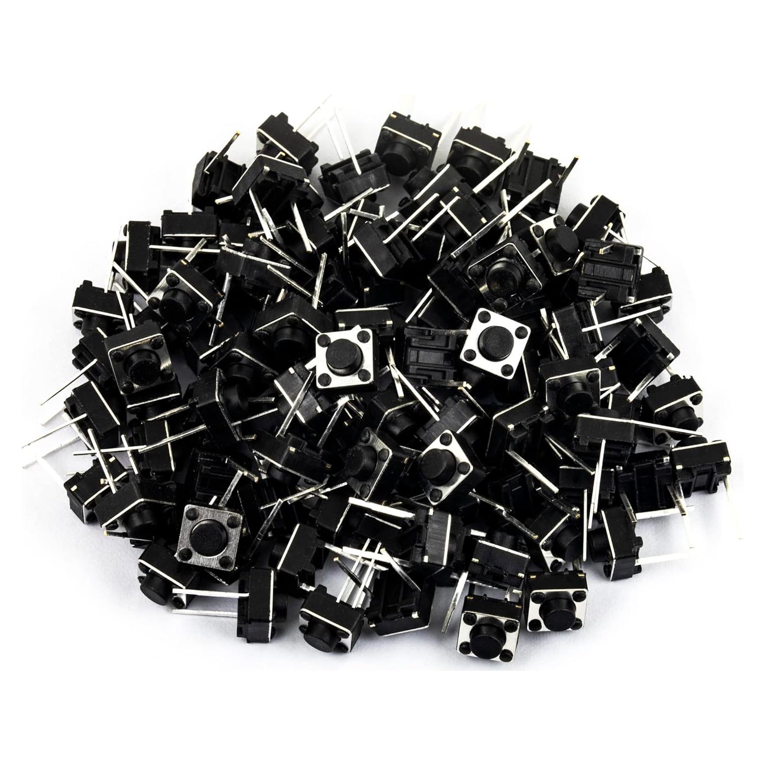 Interruptor Táctil DIP 2 Pin 6x6mm Naughtystarts - Paquete 100