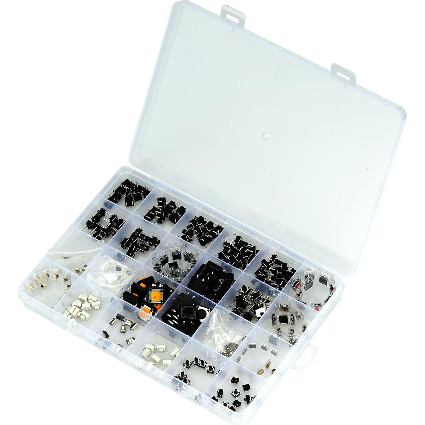 Kit de 240 Interruptores Micro Táctiles MTDELE para Electrodomésticos