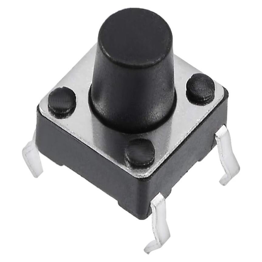 Interruptor Táctil Momentáneo uxcell 6x6x8mm 100PCS