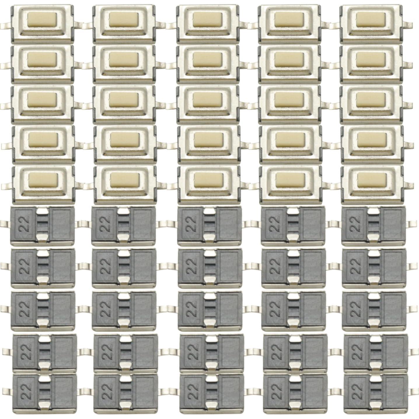 Interruptor Táctil SMD 2 Pines 3x6x2.5mm 100pcs GODIYMODULES