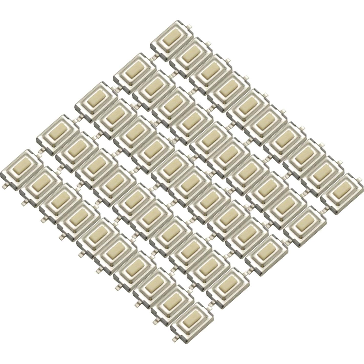 Interruptor Táctil SMD 2 Pines 3x6x2.5mm 100pcs GODIYMODULES