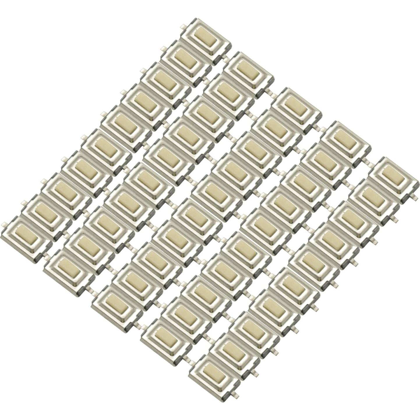 Interruptor Táctil SMD 2 Pines 3x6x2.5mm 100pcs GODIYMODULES