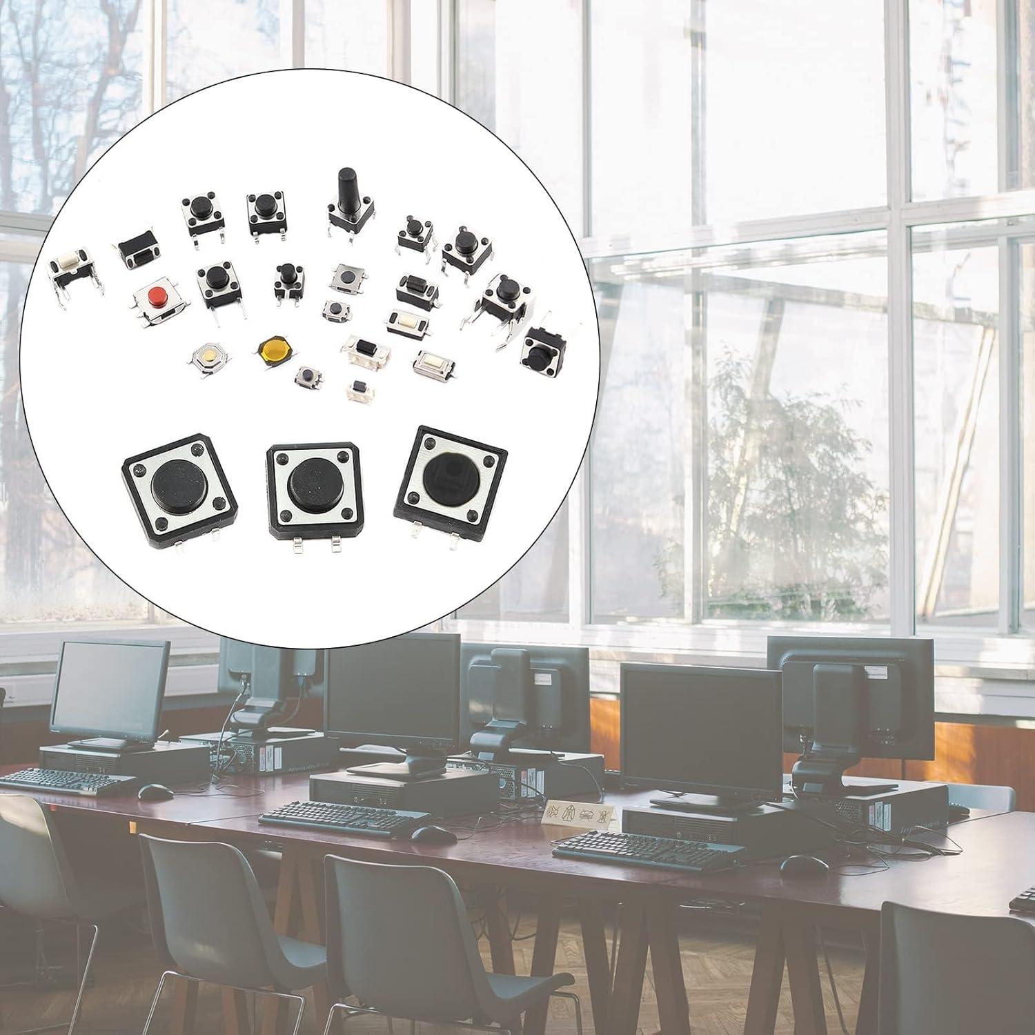 Kit de Interruptores Táctiles Micro NewLuyer 125 Piezas 25 Valores