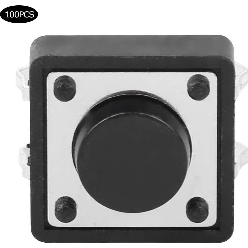 Interruptor táctil momentáneo Fafeicy 100 piezas 12V 50mA DIP
