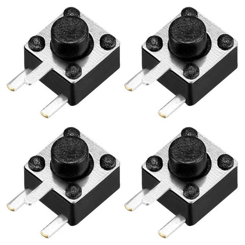 Interruptor Táctil Momentáneo uxcell 4.5mm 15 Pcs