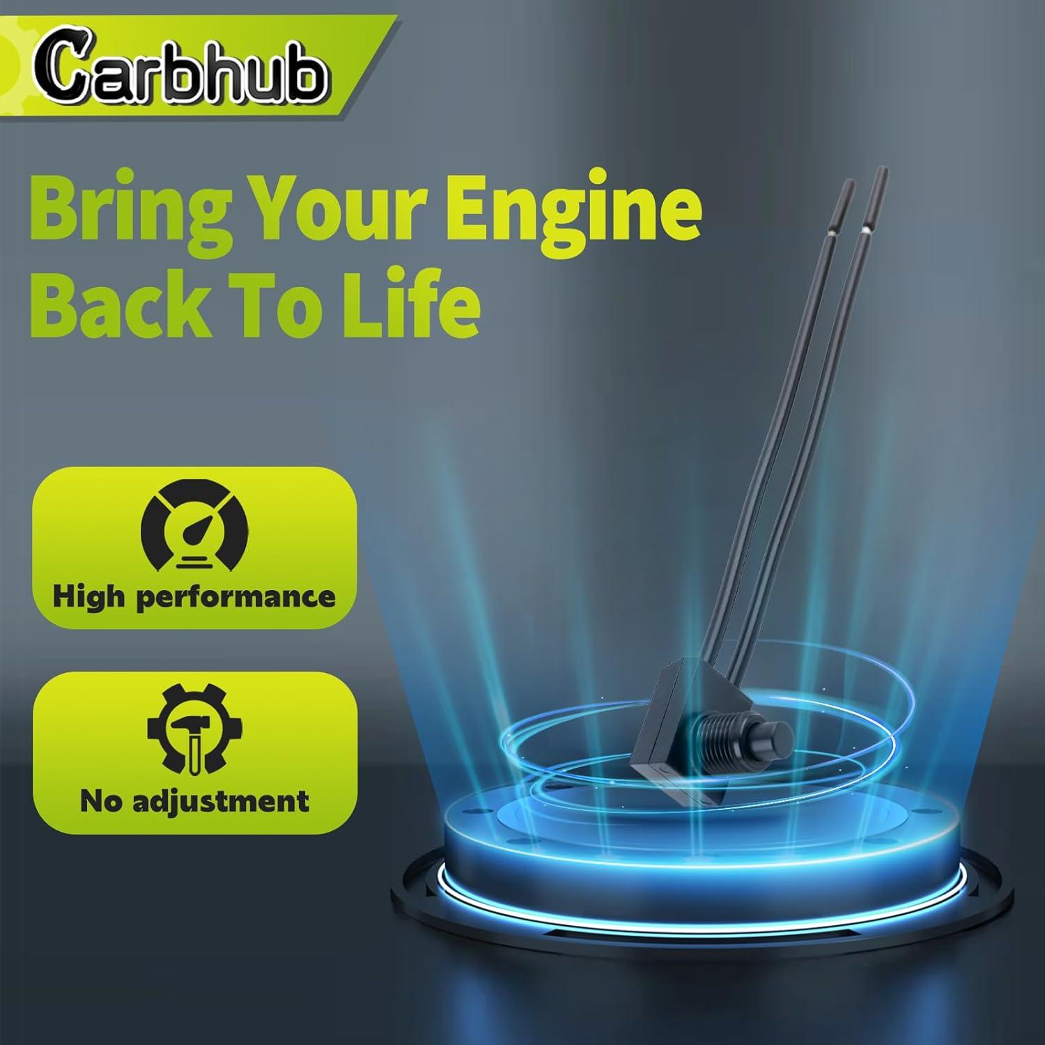 5 Pcs Interruptor de Botón a Prueba de Agua Carbhub 12V