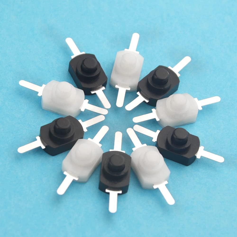 WMYCONGCONG 40 Piezas Interruptor Botón Pulsador Mini 30V 1A