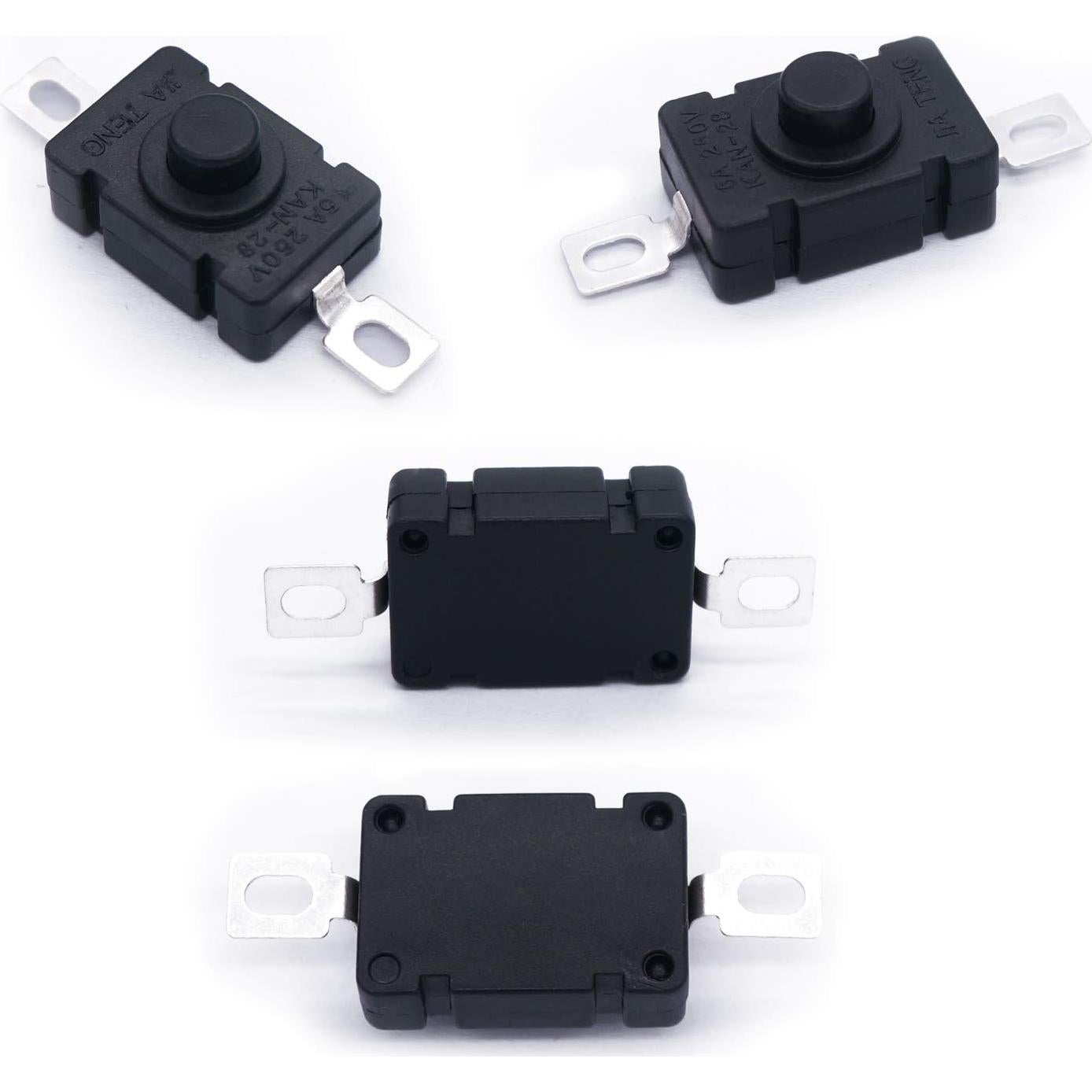 Interruptor de Botón Mini TWTADE 20 Piezas 250V 1.5A