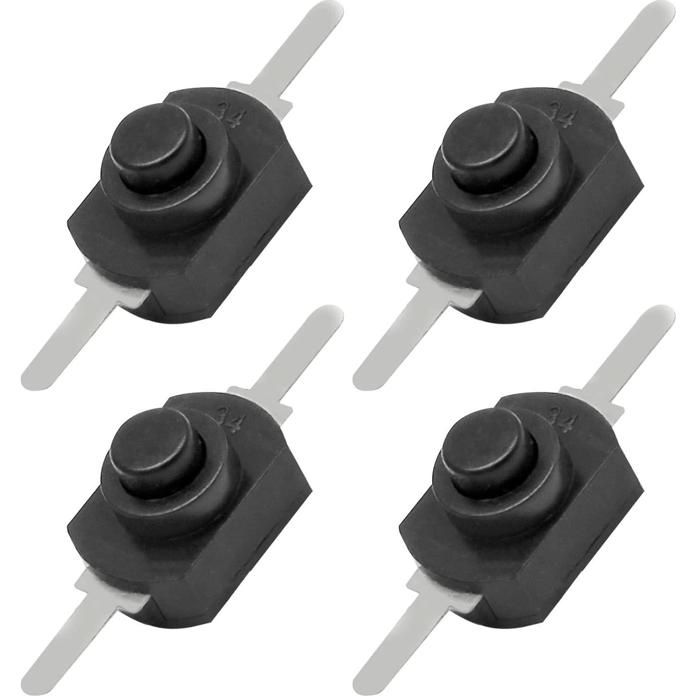Interruptor Micro ON/OFF Litoexpe 50 Pcs 30V 1A Negro
