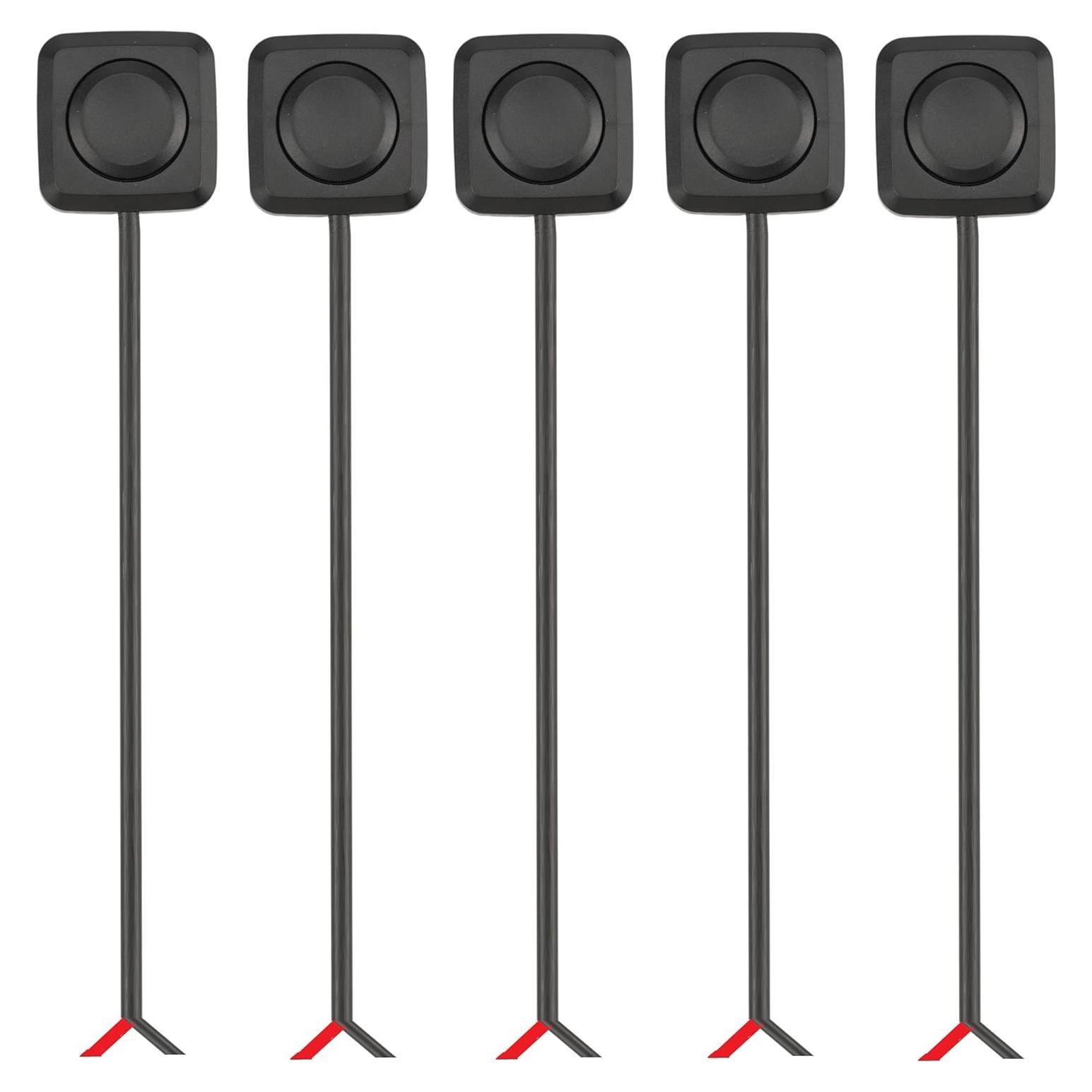 Interruptor de Botón Momentáneo Mini 5 Pcs WWZMDiB 12V 24V