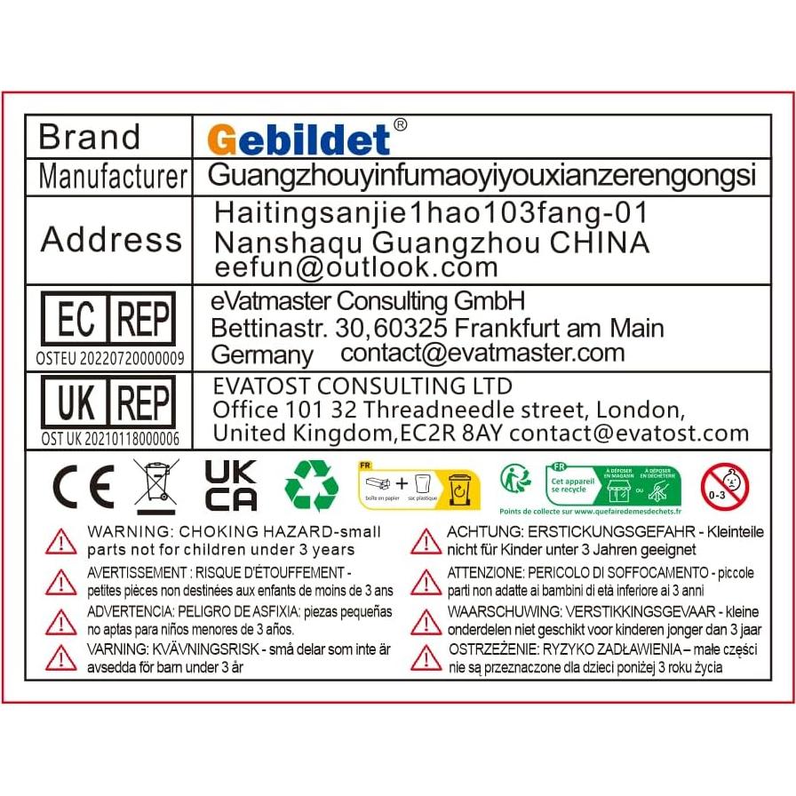 Interruptor de Botón de Presión Gebildet 19mm IP65 Acero Inoxidable