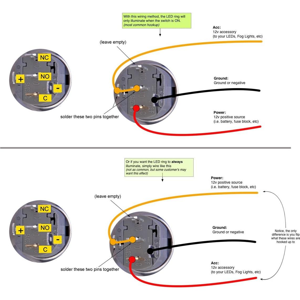 Interruptor de Botón de Presión Ulincos U16F5 1NO1NC Azul