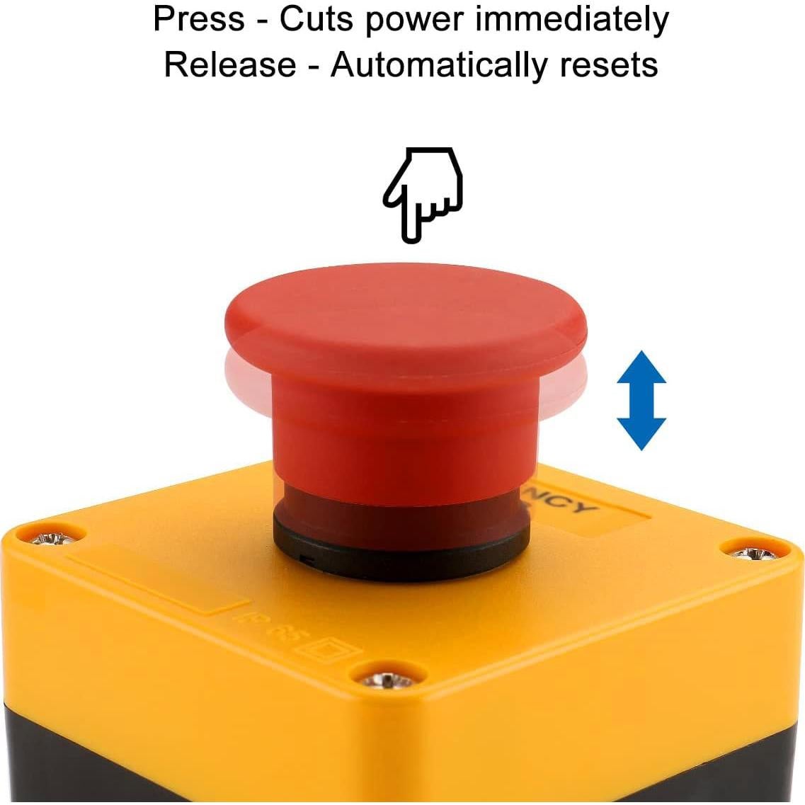 Interruptor de Parada de Emergencia Baomain 660V Momentáneo