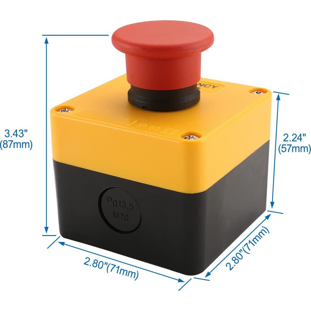 Interruptor de Parada de Emergencia Baomain 660V Momentáneo