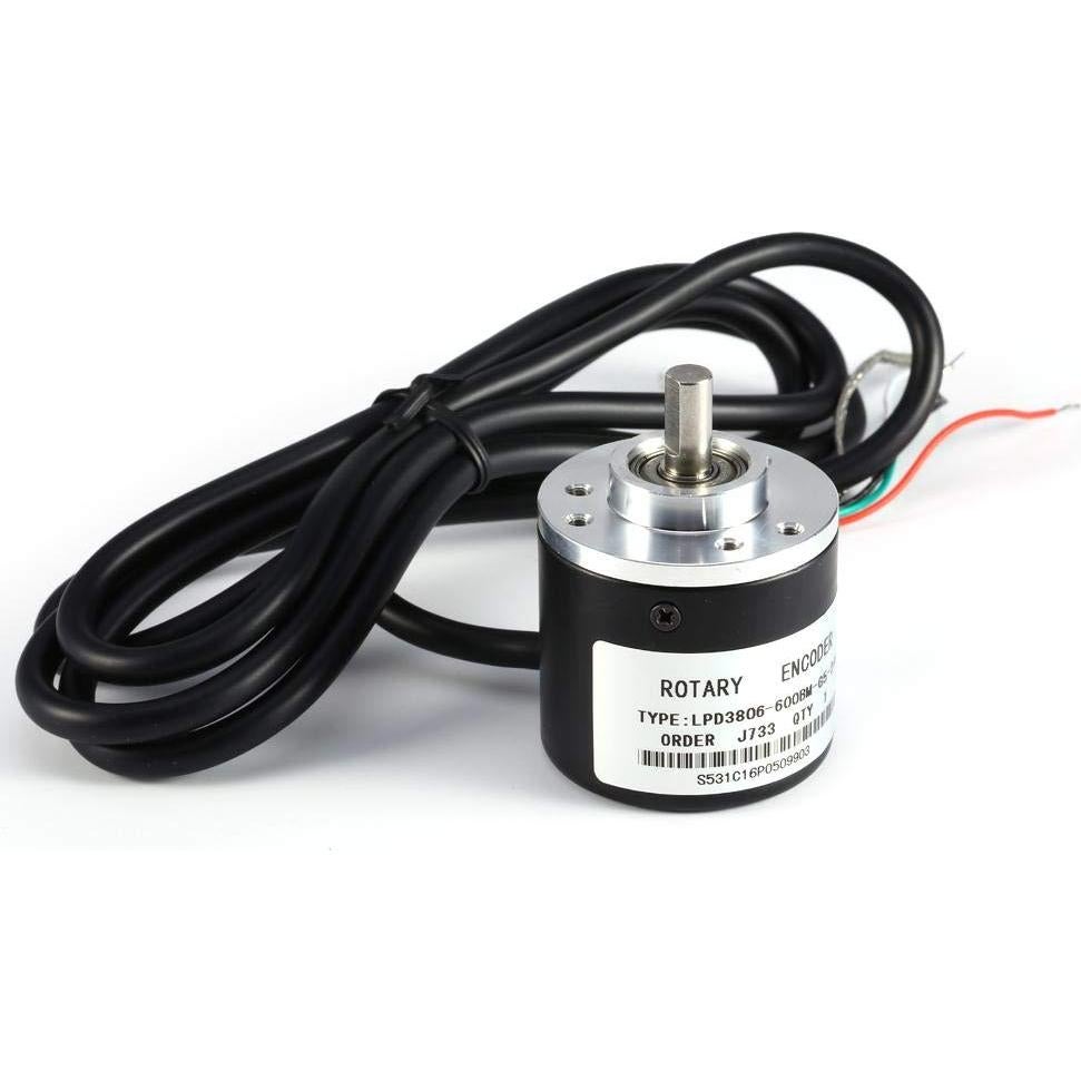 Encoder Rotativo Incremental Zerone 600P/R 5V-24V Eje 6mm