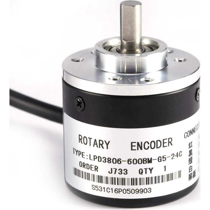 Encoder Rotativo Incremental Zerone 600P/R 5V-24V Eje 6mm